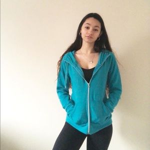 ✨Blue zip up hoodie✨